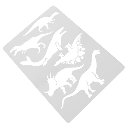 Angoily Dinosaurier Malschablone Diy Vorlage für Dekoration Hohlraumschablone für Kreative Projekte für Wandgestaltung und Bastelarbeiten Fördert die Kreativität von Kindern von Angoily