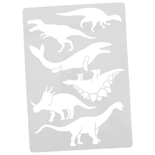 Angoily Dinosaurier-Zeichnungsvorlage Dinosaurier-Vorlagen Schablone Dinosaurier-Partydekorationen Dinosaurier -Geburtstagsfeier Malvorlagen DIY-Graffiti-Dinosaurier Plastik Weiß Angoily Dinosaurier-Zeichnungsvorlage Dinosaurier-Vorlagen Schablone Dinosaurier-Partydekorationen Dinosaurier -Geburtstagsfeier Malvorlagen DIY-Graffiti-Dinosaurier Plastik Weiß von Angoily