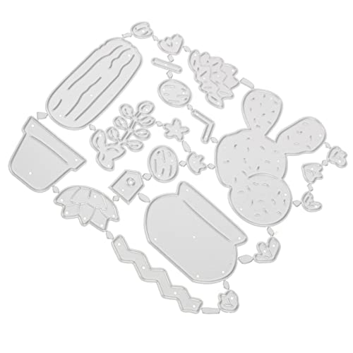 Angoily Diy Cactus Stanzform Kohlenstoffstahl Schneidewerkzeug für Grußkarten Scrapbooking Album Dekoration Langlebig und Kinderfreundlich von Angoily