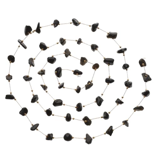Angoily Diy Ketten Natürlichen Kristallperlen Schwarze Edelstein Perlen für Schmuckherstellung für Armbänder und Bastelprojekte Angoily Diy Ketten Natürlichen Kristallperlen Schwarze Edelstein Perlen für Schmuckherstellung für Armbänder und Bastelprojekte von Angoily