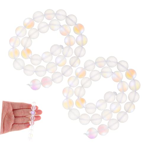 Angoily Diy Kristallperlen Weiße Glitzer Runde Perlen für Schmuckherstellung Stränge für Armbänder und Bastelprojekte Angoily Diy Kristallperlen Weiße Glitzer Runde Perlen für Schmuckherstellung Stränge für Armbänder und Bastelprojekte von Angoily