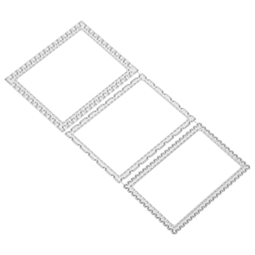 Angoily Diy Rechteckige Rahmen Stanzform für Scrapbooking Kartenherstellung und Dekoration für Bastelprojekte und Kinderhandwerk von Angoily