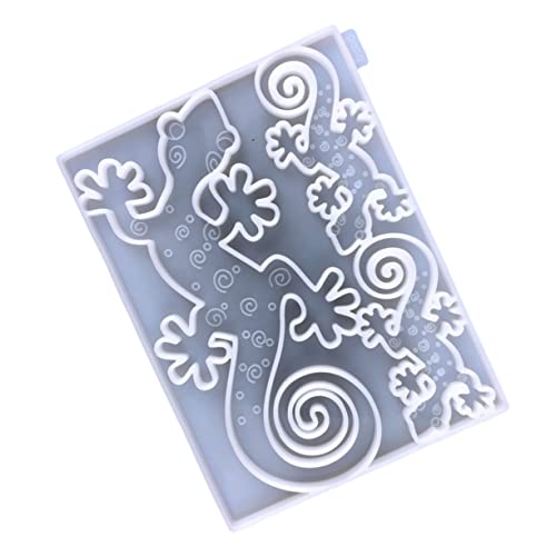 Angoily Diy Silikonform für Tier Wanddeko Gecko Gießform für Epoxidharz Einfach zu Entformen für Anfänger Geeignet Vielseitig Einsetzbar für Verschiedene Materialien Angoily Diy Silikonform für Tier Wanddeko Gecko Gießform für Epoxidharz Einfach zu Entformen für Anfänger Geeignet Vielseitig Einsetzbar für Verschiedene Materialien von Angoily