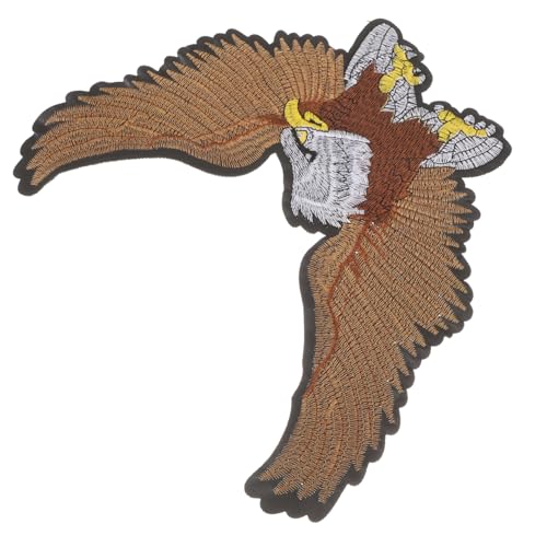 Angoily Eagle Patches für Kleidung Gesticktes Applikationsabzeichen für Jeans Jacken und Rucksäcke Kreative Diy Ergänzung für Festliche Outfits Einfach zu Nähen Verwenden von Angoily
