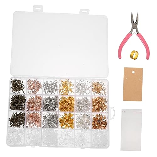 Angoily Earring DIY mit Ohrringhaken Werkzeugset für Schmuckherstellung Zubehör für Ohrringe für Bastelprojekte und Kreative Designs für Anfänger und Profis Angoily Earring DIY mit Ohrringhaken Werkzeugset für Schmuckherstellung Zubehör für Ohrringe für Bastelprojekte und Kreative Designs für Anfänger und Profis von Angoily