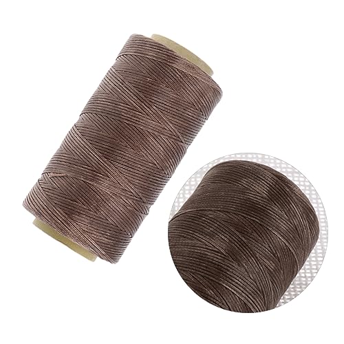 Angoily Echter Lederfaden Kabel Gewachster Lederfaden Nähschnur Wachsfaden nähen gewachste Linie flache Wachslinie Nähfaden Brown Angoily Echter Lederfaden Kabel Gewachster Lederfaden Nähschnur Wachsfaden nähen gewachste Linie flache Wachslinie Nähfaden Brown von Angoily