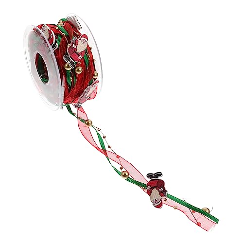 Angoily Einfache Weihnachtsmann Geschenkband Ribbons für Festliche Dekoration für Weihnachtsgeschenke Verpackungen und Partys Rote Weihnachtsdeko Angoily Einfache Weihnachtsmann Geschenkband Ribbons für Festliche Dekoration für Weihnachtsgeschenke Verpackungen und Partys Rote Weihnachtsdeko von Angoily