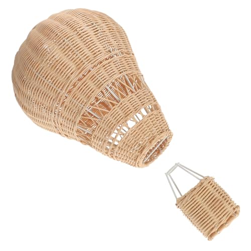 Angoily Einzigartiges Hängendes Heißluftballon-ornament Aus Rattan Für Jungen- Und Mädchenzimmer Angoily Einzigartiges Hängendes Heißluftballon-ornament Aus Rattan Für Jungen- Und Mädchenzimmer von Angoily