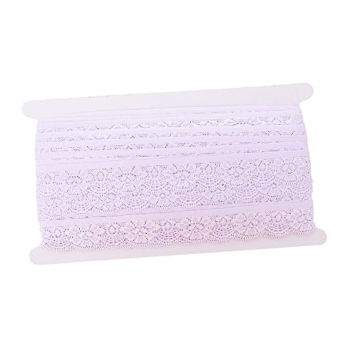 Angoily Elastisches Spitzenband für Diy Unterwäsche Luftige Spitzenverzierung für Nähprojekte pro Hellviolett Vielseitig Einsetzbar für Heim und Schneiderbedarf von Angoily