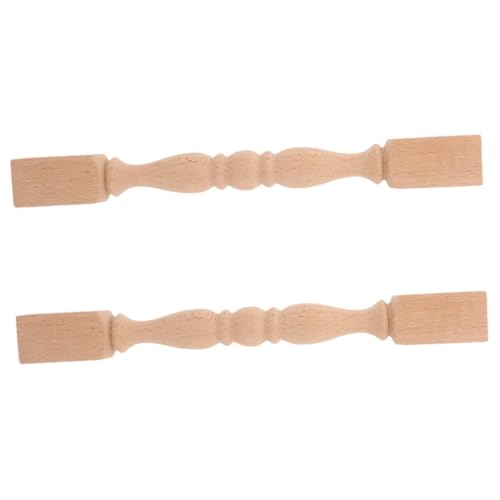 Angoily Elegante Holzspindel 2er-pack Unbehandeltes Holz Für Treppen Möbel Zäune Unbemalt Angoily Elegante Holzspindel 2er-pack Unbehandeltes Holz Für Treppen Möbel Zäune Unbemalt von Angoily