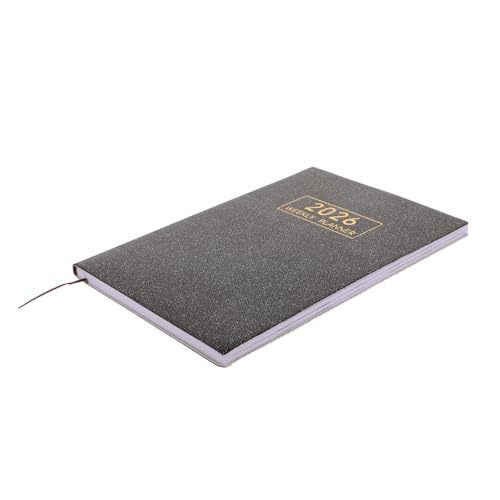 Angoily Englischer Planer PU Cover Monatskalender Notebook für Zeitmanagement Kreatives Journaling Tragbar für Arbeit Studium Reise Langlebiges Praktische Organisation Angoily Englischer Planer PU Cover Monatskalender Notebook für Zeitmanagement Kreatives Journaling Tragbar für Arbeit Studium Reise Langlebiges Praktische Organisation von Angoily