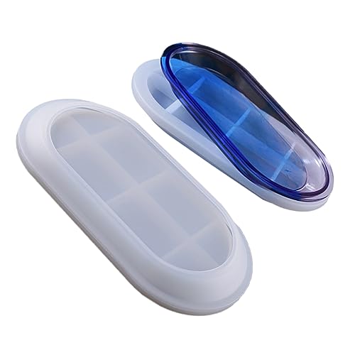 Angoily Epoxidharz Silikonform für Schale und Teller Oval Flach Langlebig Einfach zu Entformen Antihaftbeschichtet Diy Kreativform für Schmuck und Dekoration für Heim und Bastelanwendung Angoily Epoxidharz Silikonform für Schale und Teller Oval Flach Langlebig Einfach zu Entformen Antihaftbeschichtet Diy Kreativform für Schmuck und Dekoration für Heim und Bastelanwendung von Angoily