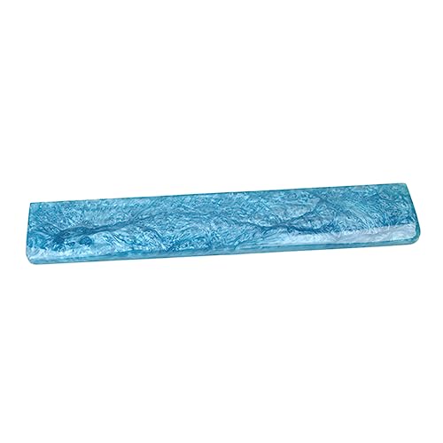 Angoily Ergonomische Handballenauflage aus Blauer Epoxidharz für Gaming Tastaturen Bequemer Handgelenkschutz für Schmerzlinderung Beim oder Arbeiten für Zuhause und Büro von Angoily