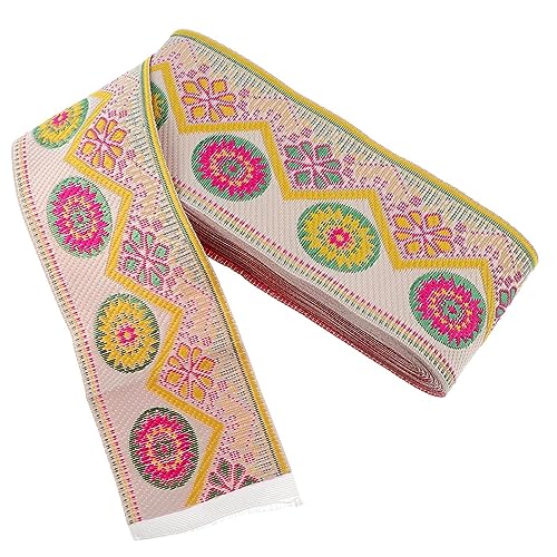 Angoily Ethnisches Besticktes Jacquard Band Polyester Langlebiges DIY Kleidung Zubehör mit Floralem Muster für Hochzeit Haaraccessoires und Kreative Handarbeiten Angoily Ethnisches Besticktes Jacquard Band Polyester Langlebiges DIY Kleidung Zubehör mit Floralem Muster für Hochzeit Haaraccessoires und Kreative Handarbeiten von Angoily