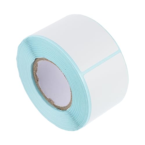 Angoily Etikettenaufkleber klebrig Namensetiketten Aufkleber Aufkleberpapier Streifen mit Kleber Thermal- leere Aufkleber zum Drucken Aufkleber für Etikettendrucker von Angoily