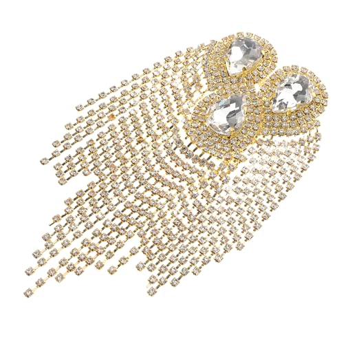 Angoily Europäischer Diamantanzug Quaste Schulter Quasten-abzeichen Quastendekorationen Kostüm Schulterklappen Einheitliches Schulterabzeichen Anzug Accessoires Männer Golden Strasssteine Angoily Europäischer Diamantanzug Quaste Schulter Quasten-abzeichen Quastendekorationen Kostüm Schulterklappen Einheitliches Schulterabzeichen Anzug Accessoires Männer Golden Strasssteine von Angoily