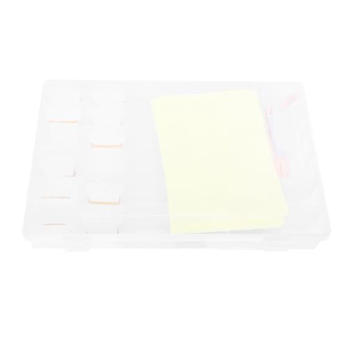 Angoily Fächer Aufbewahrungsbox für Stickgarn mit Aufklebern Winder Platten und Winder für Nähwerkzeuge und Stickzubehör Robust und Praktisch für Ordentliche Organisation Angoily Fächer Aufbewahrungsbox für Stickgarn mit Aufklebern Winder Platten und Winder für Nähwerkzeuge und Stickzubehör Robust und Praktisch für Ordentliche Organisation von Angoily