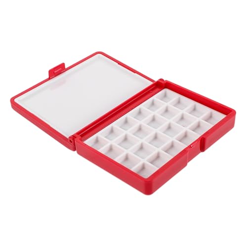Angoily Fächer Wasserfarben Palette Leerkasten mit Deckeln Leichter Tragbarer Malkasten für Künstler für Reisen Outdoor malerei Langlebig Farbenmischen Angoily Fächer Wasserfarben Palette Leerkasten mit Deckeln Leichter Tragbarer Malkasten für Künstler für Reisen Outdoor malerei Langlebig Farbenmischen von Angoily