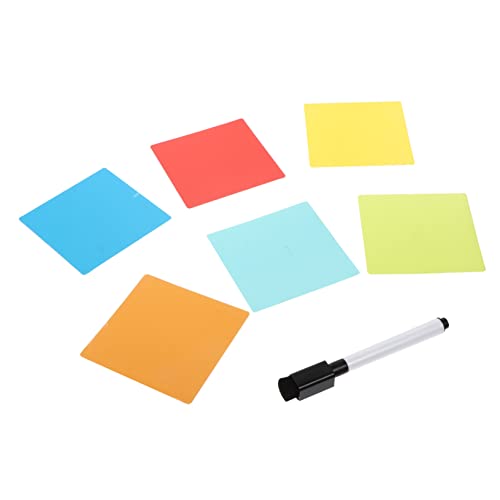 Angoily Farbenfrohe Haftnotizen Selbstklebende Notizzettel Wiederverwendbare Wasserfeste Message Sticker für Büro Schule und Organisation für Erinnerungen und Planung Angoily Farbenfrohe Haftnotizen Selbstklebende Notizzettel Wiederverwendbare Wasserfeste Message Sticker für Büro Schule und Organisation für Erinnerungen und Planung von Angoily