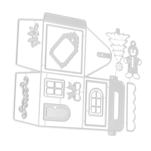 Angoily Festival-stanzformen Schablone Ornament Prägekarten Herstellen Material Schneiden Frohe Weihnachten Dekorative Papierstanzformen Stahl Mit Hohem Kohlenstoffgehalt Silver von Angoily