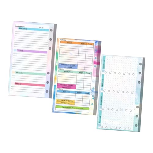 Angoily Finanzplaner Nachfüllseiten Ringbuch Monats und Wochenplaner Budgetjournal mit Ausgabenübersicht Dickes Papier Tragbar Modisch für Büro und Studium Teiliges Angoily Finanzplaner Nachfüllseiten Ringbuch Monats und Wochenplaner Budgetjournal mit Ausgabenübersicht Dickes Papier Tragbar Modisch für Büro und Studium Teiliges von Angoily