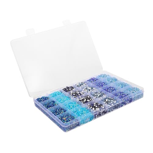Angoily Flatback Strasssteine Set Flache Rückseite Kleine Strasssteine für Diy Schmuck Basteln Kleidung und Handwerksdekoration Farbenfroh Vielseitig Einsetzbar von Angoily