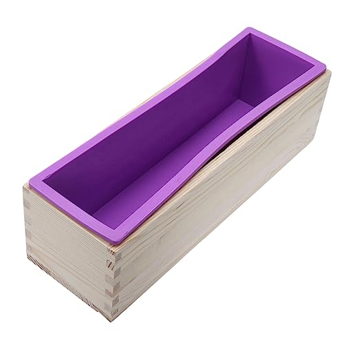 Angoily Flexibles Rechteckiges Silikon Seifenformset mit Holzbox Diy Werkzeug für Seifenherstellung und Große Zufällige Farbe Zufällige Farbe Angoily Flexibles Rechteckiges Silikon Seifenformset mit Holzbox Diy Werkzeug für Seifenherstellung und Große Zufällige Farbe Zufällige Farbe von Angoily