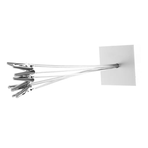 Angoily Fotohalterständer clips bildregal fotoregal hochzeitsbingo hochzeitstruhe Anzeige Stand Alligator Ort Desktop stammbuch Zweig Baum Fotohalter Bildhalterständer Bildständer Silver von Angoily