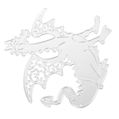 Angoily Fotorahmen-Stanzformen Schneiden Schnitte Chamäleon klein Prägung gestanzt Formen für Fotoalben Schimmel für Fotoalben Prägewerkzeug zur Papierherstellung Kohlenstoffstahl Silver von Angoily