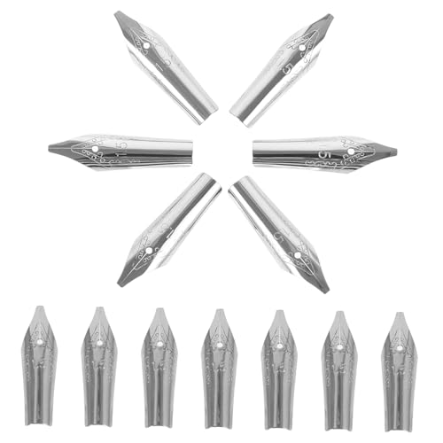 Angoily Füllfederhalter 20 Stück Well Pens Zum Schreiben Federn Seemannsspitzen Erwachsene Kalligraphie Spitze Ersatz Feines Zeichnen Schreibstift Zubehör Federn Für Stifte von Angoily