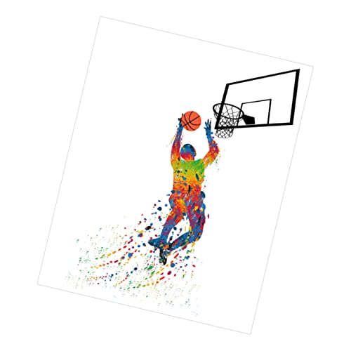 Angoily Wandaufkleber Für Die Inneneinrichtung Basketball-wandtattoo Selbstklebendes Pvc Kein Restkleber Robustes Neuartiges Und Modisches Muster Angoily Wandaufkleber Für Die Inneneinrichtung Basketball-wandtattoo Selbstklebendes Pvc Kein Restkleber Robustes Neuartiges Und Modisches Muster von Angoily