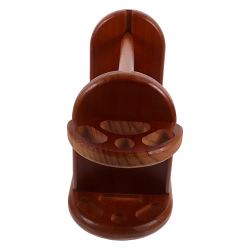Angoily Gatterrahmen aus Wolle Lagerung Fäden häkeln Gestell Stricken garnhalter nâhzubehör Tischfadenständer Wollorganizer tischdeckenklammern DIY-Spulenhalter aus Holz Garnständer Brown von Angoily