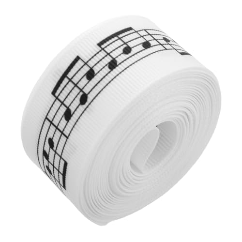 Angoily Geschenkband mit Notenblatt Design Satinband für Geburtstags und Festdekorationen Elegantes Notenpapier für Geschenkverpackungen Angoily Geschenkband mit Notenblatt Design Satinband für Geburtstags und Festdekorationen Elegantes Notenpapier für Geschenkverpackungen von Angoily