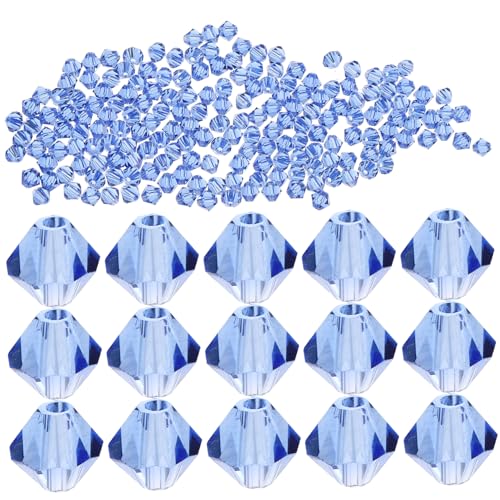 Angoily Glasperlen Diy Bastelmaterial Facettierte Glasperlen für Schmuckherstellung für Projekte und Dekoration und Langlebig Handarbeiten von Angoily