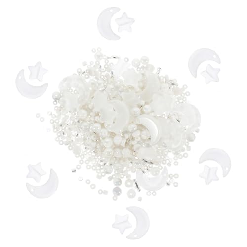 Angoily Glasperlen im Spacer Beads für Diy Schmuckherstellung Runde Perlen für Armbänder und Langlebiges Material Glänzende Oberfläche Vielseitig Einsetzbar von Angoily