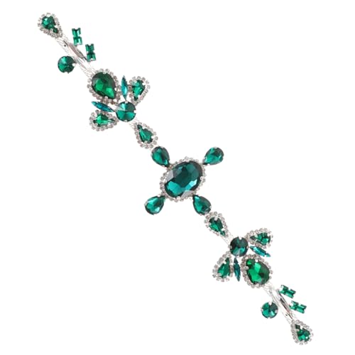 Angoily Glitzer Applikation Strass Schmuck Patch Wasserfall Kristall Dekor für Schuhe Kleidung Taschen DIY Zubehör Funkelnde Verschleißfeste Kleidungsschmuckverzierung für Mädchen Angoily Glitzer Applikation Strass Schmuck Patch Wasserfall Kristall Dekor für Schuhe Kleidung Taschen DIY Zubehör Funkelnde Verschleißfeste Kleidungsschmuckverzierung für Mädchen von Angoily