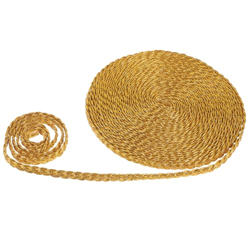 Angoily Goldene Spitzenborte Dekoratives Geflochtenes Band mit Fransen Waschbare Gardinen und Kleidungsdekoration Textur Eleganter Rand für Vorhänge Tischdecken und DIY Kunsthandwerk Angoily Goldene Spitzenborte Dekoratives Geflochtenes Band mit Fransen Waschbare Gardinen und Kleidungsdekoration Textur Eleganter Rand für Vorhänge Tischdecken und DIY Kunsthandwerk von Angoily