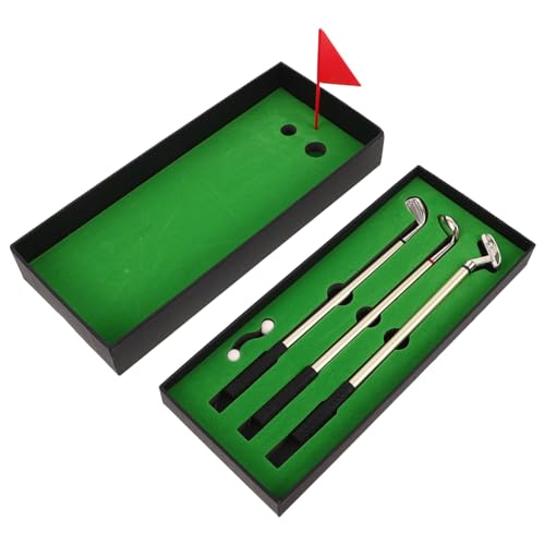 Angoily Golf Kugelschreiber Set mit Golfball und Flagge Mini Golfclub Stifte im Praktischen Etui Golf Büroartikel und Schreibtischdeko für Team Building und Geschäftsgeschenke Angoily Golf Kugelschreiber Set mit Golfball und Flagge Mini Golfclub Stifte im Praktischen Etui Golf Büroartikel und Schreibtischdeko für Team Building und Geschäftsgeschenke von Angoily