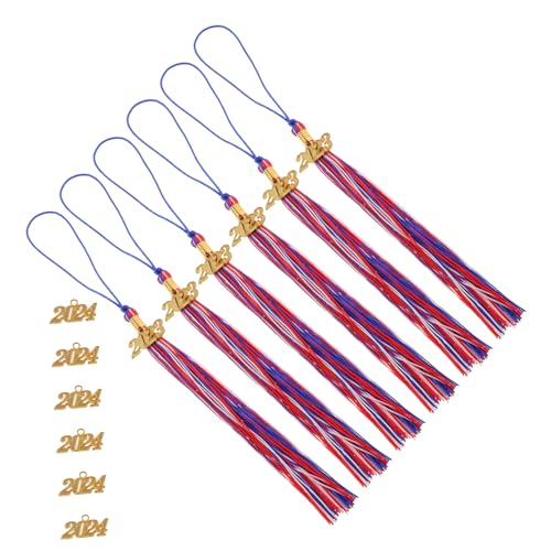 Angoily Graduation Cap Tassel Charms mit Eleganten Langlebigen Quasten Abschlussdeko für Doktorhut Bachelor Absolventenhut Festliche Anhänger für Realschulabschluss und Graduation Party von Angoily