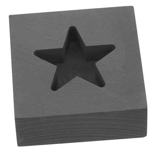 Angoily Graphit Gussform Fünfzackiger Stern Metall Schmelzform Gießform Hochtemperaturbeständig Antihafteigenschaft Für Labor Schule Wissenschaft von Angoily
