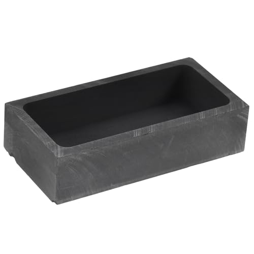 Angoily Graphit Schmelzform Form für Barren Gießform aus Widerstandsfähigem Material Hitzebeständig Korrosionsbeständig Geeignet für Gold Silber Kupfer Aluminium Gießen und Bildungszwecke von Angoily