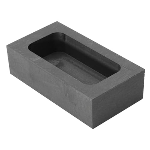 Angoily Graphit Schmelzform Wiederverwendbare Gießform für Gold Silber und Kupfer Hochtemperaturbeständig Langlebig für Metallverarbeitung und Experimente Angoily Graphit Schmelzform Wiederverwendbare Gießform für Gold Silber und Kupfer Hochtemperaturbeständig Langlebig für Metallverarbeitung und Experimente von Angoily