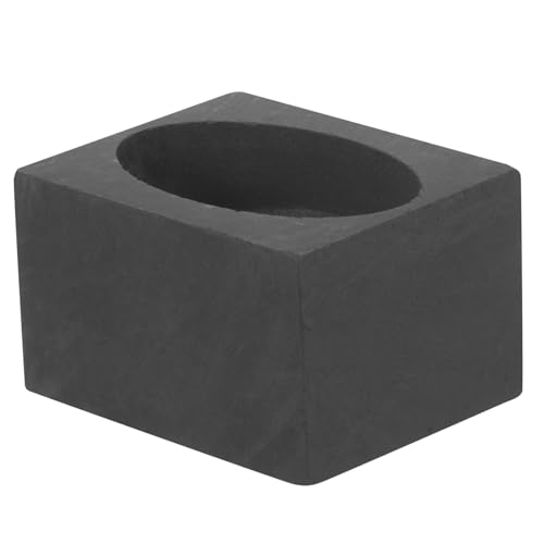 Angoily Graphit ingotform Herzform Gussform für Gold Silber Kupfer Messing Metall Hochtemperaturbeständig Refine Scrap Casting Mold für Labor Wissenschaft von Angoily