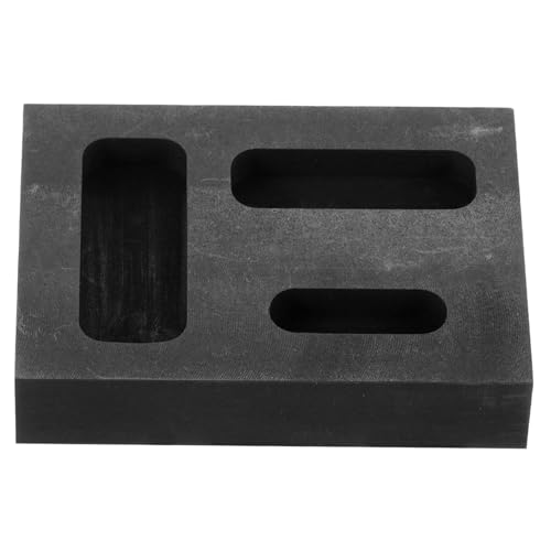 Angoily Graphitform Schmelzwerkzeug für Silber und Graphitgießform für Metallverarbeitung Robust und Langlebig Optimiert für Schmelzvorgänge und Einfache Handhabung von Angoily