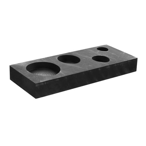 Angoily Graphittiegel Gussform schmelzen Graphitform Graphitbarren Schmelzformen Gusssandform Schmelzofenmetall Goldform gießen Gussblockform Schmuckschmelzmodell Black von Angoily