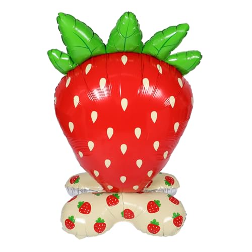 Angoily Großer Aufstellbarer Erdbeer Folienballon Fruchtförmiger Riesenballon für Kindergeburtstag Sommerparty Deko Fotorequisite Schnell Aufblasbar und Wiederverwendbar Angoily Großer Aufstellbarer Erdbeer Folienballon Fruchtförmiger Riesenballon für Kindergeburtstag Sommerparty Deko Fotorequisite Schnell Aufblasbar und Wiederverwendbar von Angoily