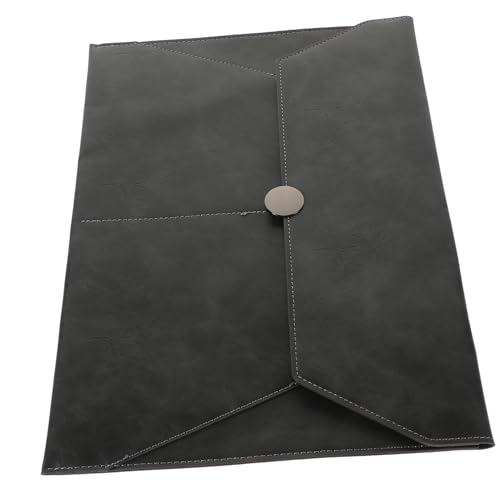 Angoily Großes Dokumentenmappe mit Druckknopf Verschluss Business Aktenmappe aus Langlebigem Kunstleder Geräumige Büro und Aufbewahrungstasche für Dateien Quittungen und Unterlagen Angoily Großes Dokumentenmappe mit Druckknopf Verschluss Business Aktenmappe aus Langlebigem Kunstleder Geräumige Büro und Aufbewahrungstasche für Dateien Quittungen und Unterlagen von Angoily