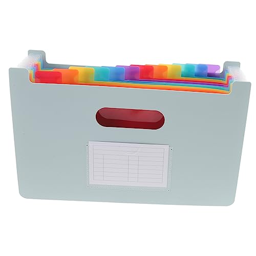 Angoily Großvolumiger Mehrschicht Dokumentenmappe Fächermappe Erweiterbar Portabler Beleg Organizer Für Büro Zuhause Reise Steuerunterlagen Quittungen von Angoily