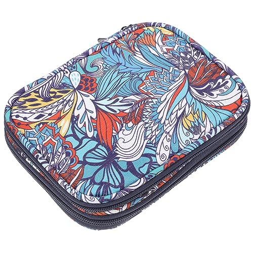 Angoily Häkelnadel Aufbewahrungstasche Praktischer Organizer für Häkelwerkzeuge Gewebte Stricknadeltasche mit Ethnischem Design für Strickende Bastler Angoily Häkelnadel Aufbewahrungstasche Praktischer Organizer für Häkelwerkzeuge Gewebte Stricknadeltasche mit Ethnischem Design für Strickende Bastler von Angoily