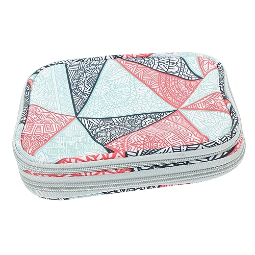 Angoily Häkelnadel Aufbewahrungstasche Robuste und Reißverschluss Häkeltasche für Strickwerkzeuge für Unterwegs Schützt und Organisiert Ihre Häkelnadeln und Zubehör von Angoily